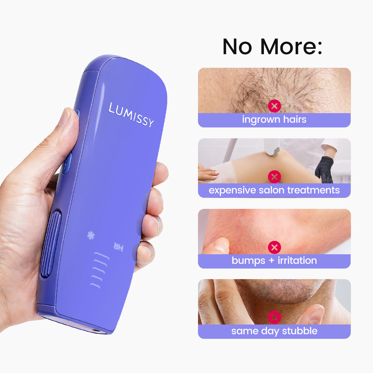 ipl hair removal for sensitive areas lumissy